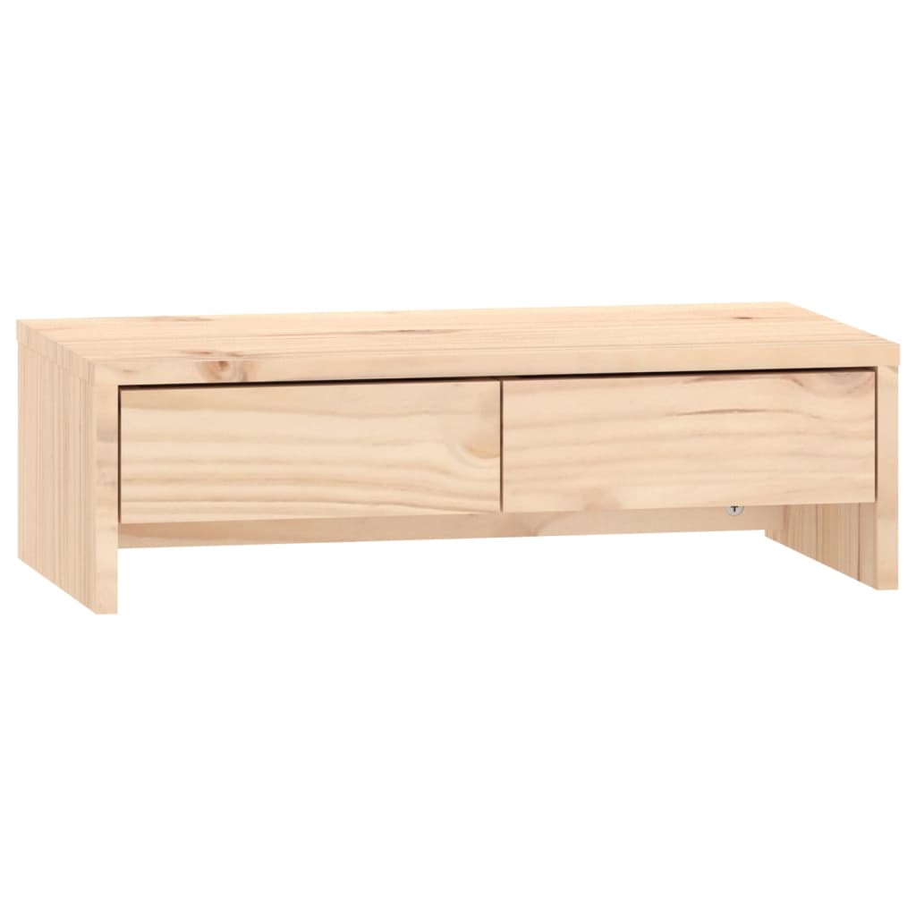 Vidaxl monitorstandaard 50x27x15 cm massief groenhout