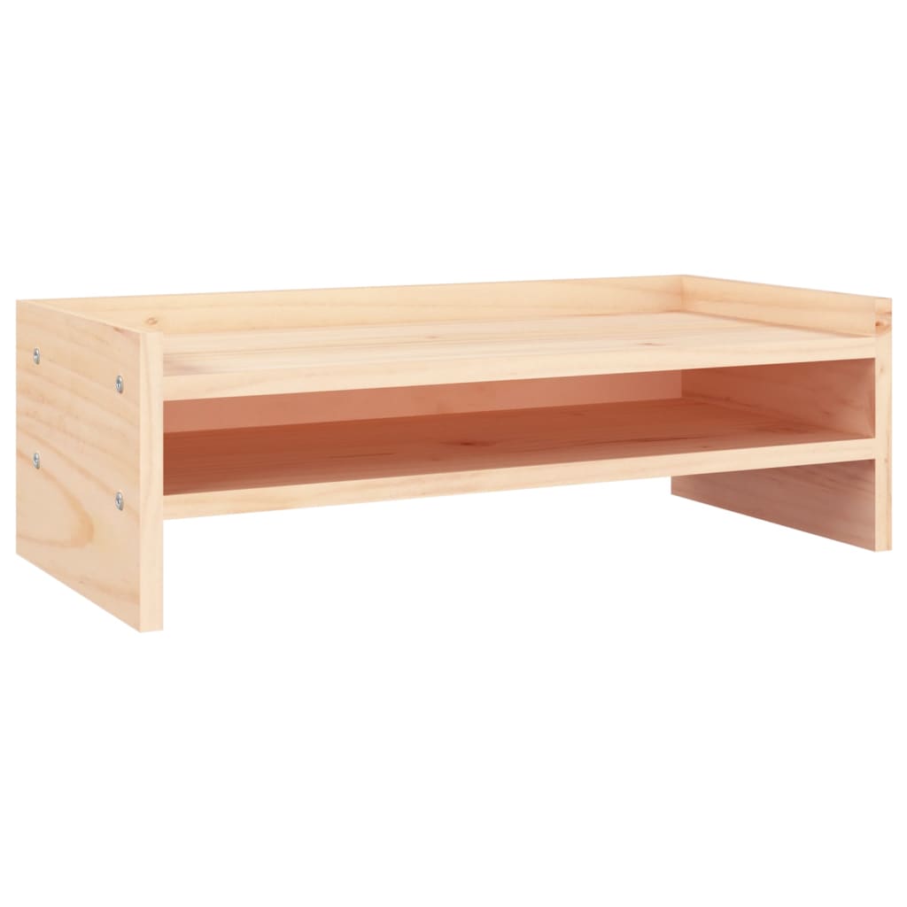 VidaXL Monitorstandaard 50x24x16 cm massief groenhout