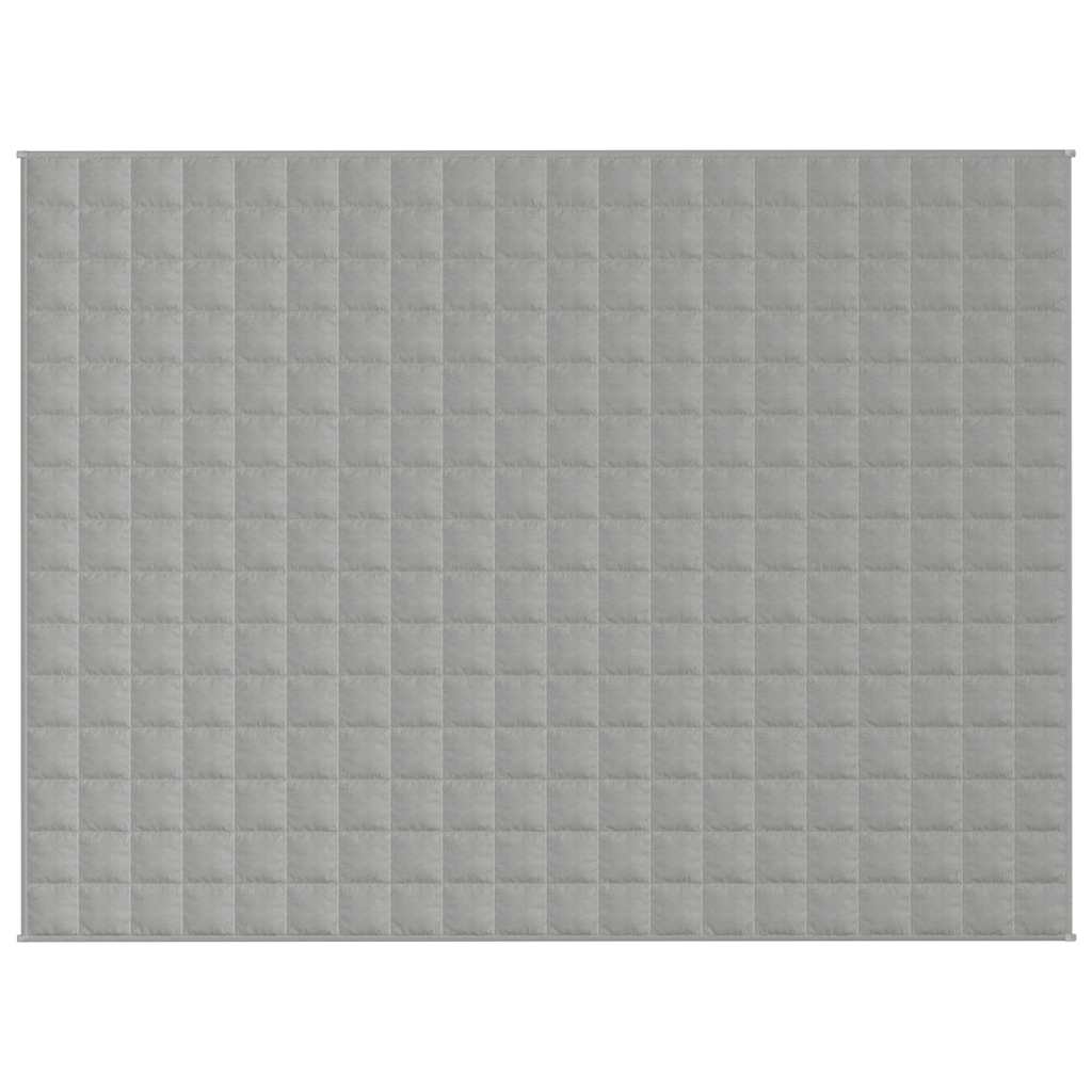 Vidaxl verzwaringsdeken 150x200 cm 11 kg stof grijs