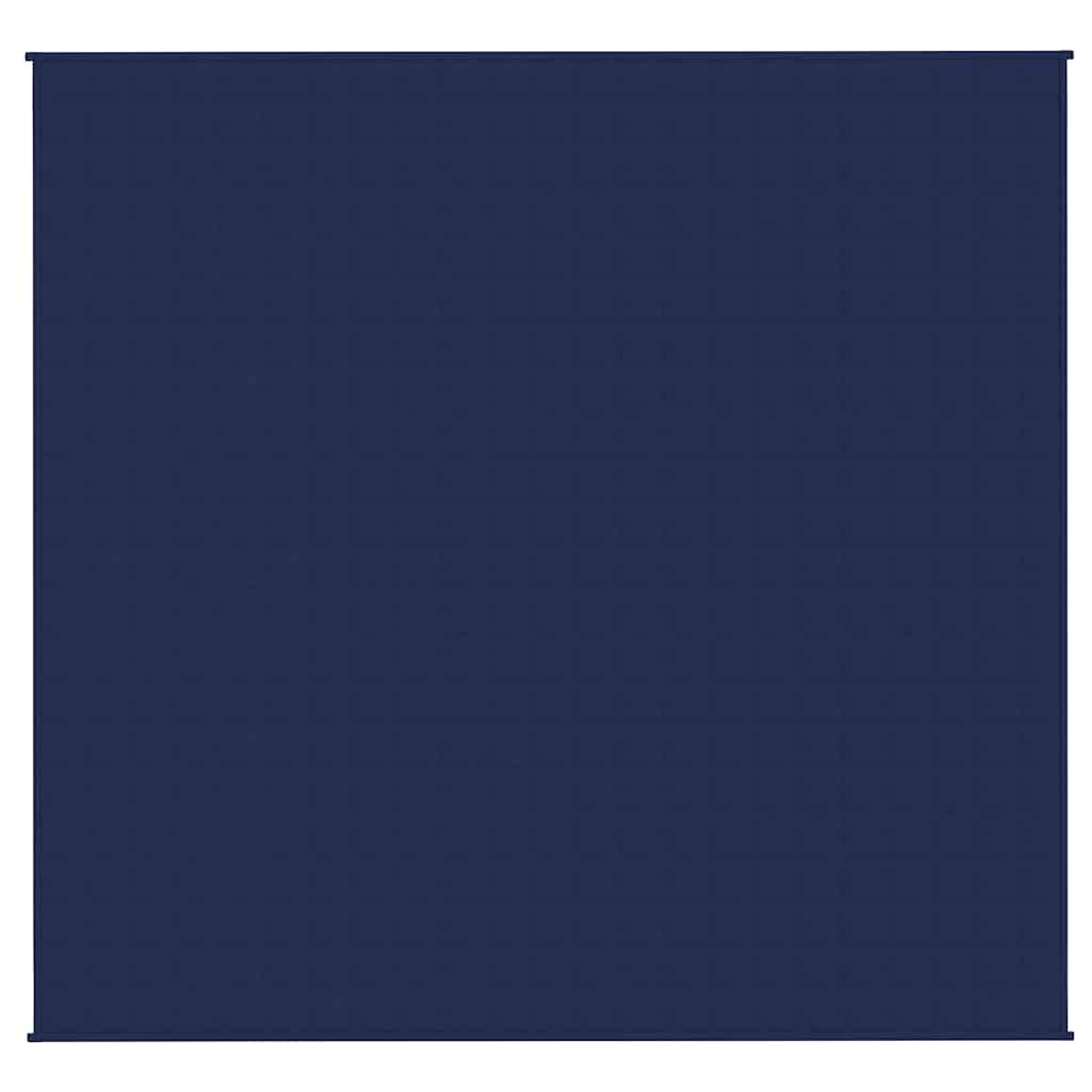 Vidaxl verzwaringsdeken 220x235 cm 11 kg stof blauw