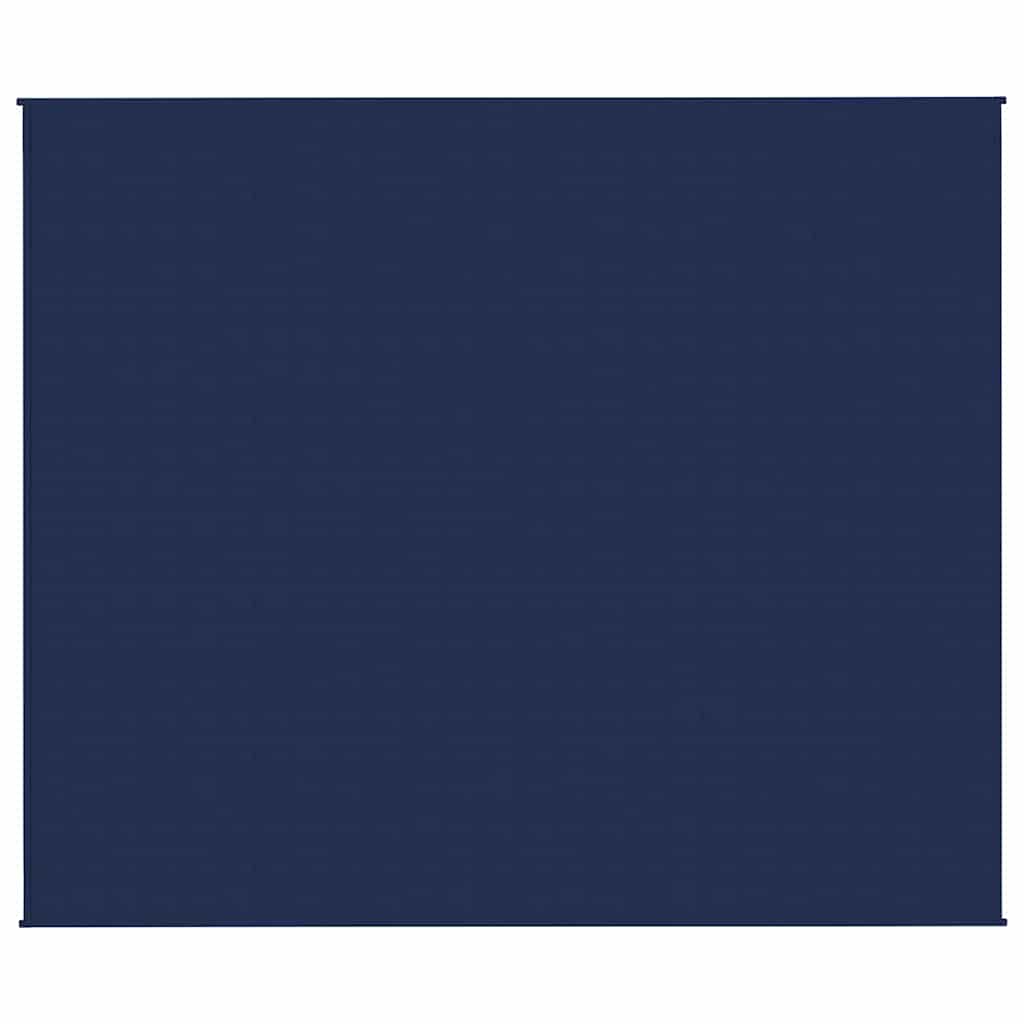 Vidaxl verzwaringsdeken 220x260 cm 11 kg stof blauw