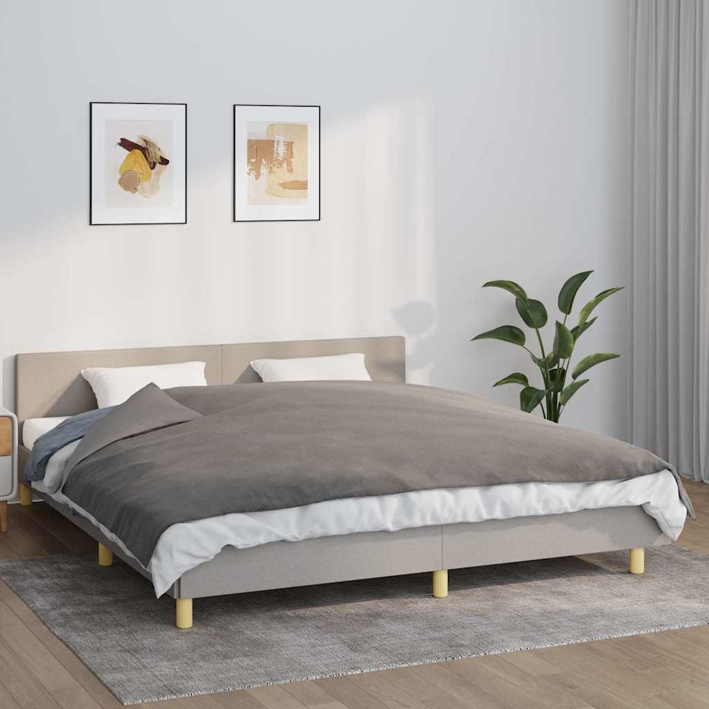 Vidaxl verzweringsdeken met schoffels 155x220 cm 11 kg stof grijs