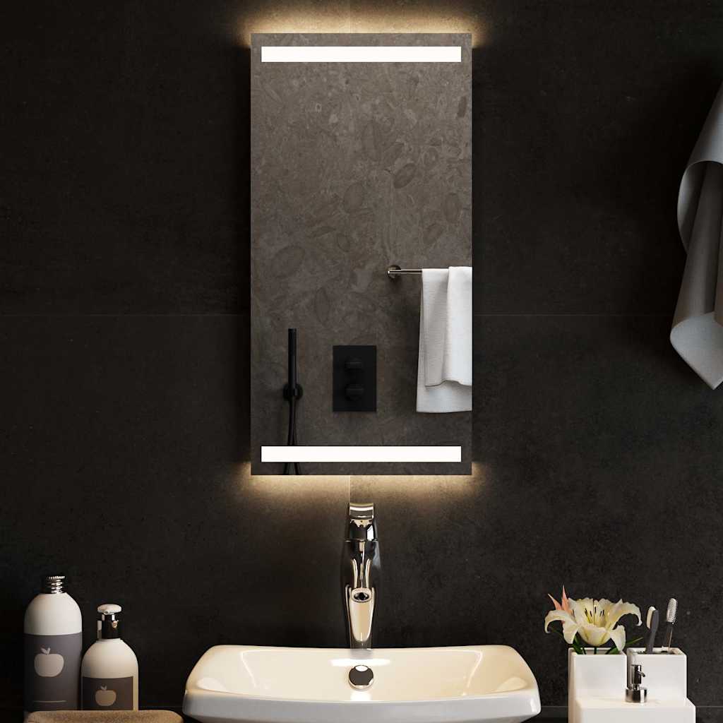 Vidaxl badkamerspiegel led 30x60 cm