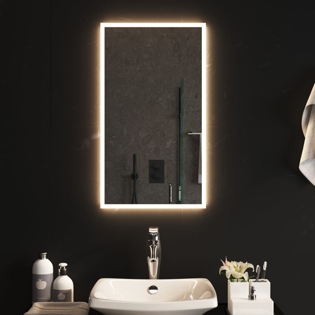 Vidaxl badkamerspiegel led 40x70 cm