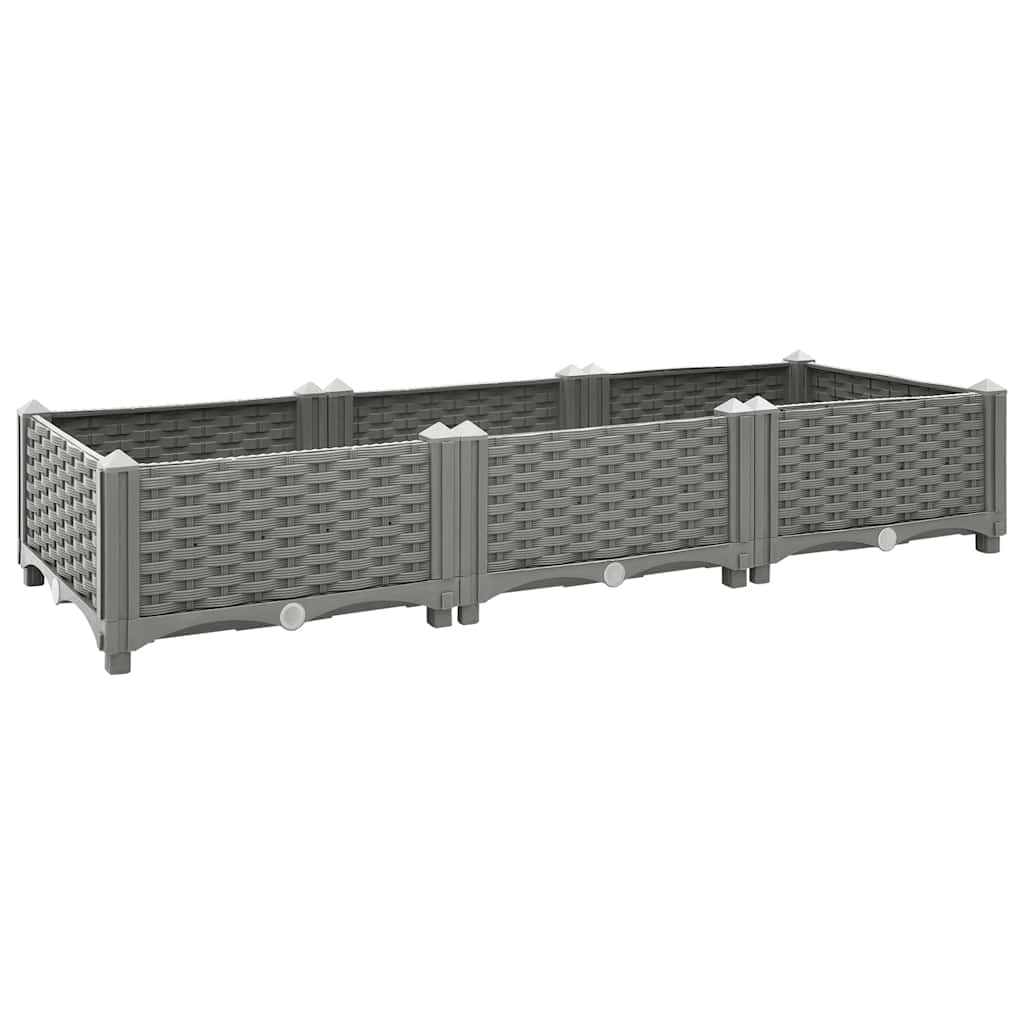 Vidaxl plantenbak 120x40x23 cm polypropeen