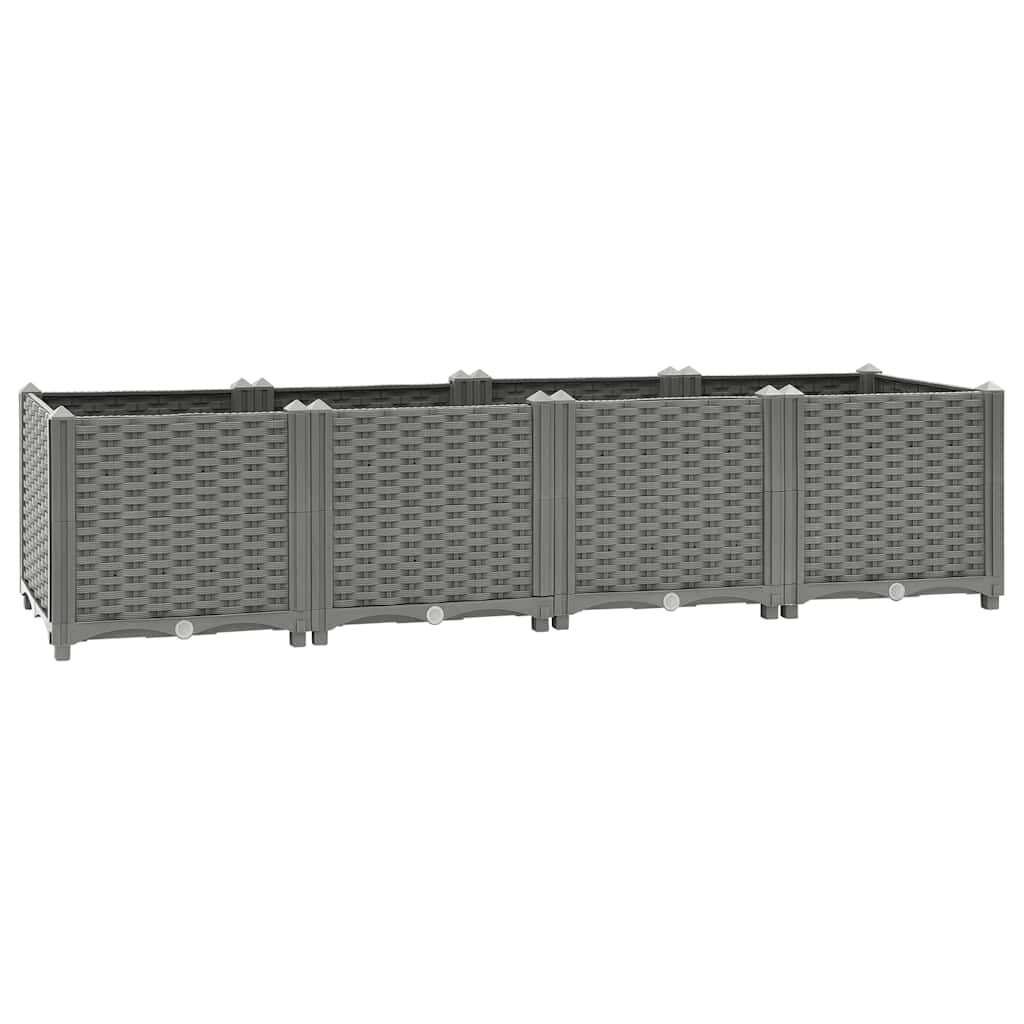 Vidaxl plantenbak 160x40x38 cm polypropeen
