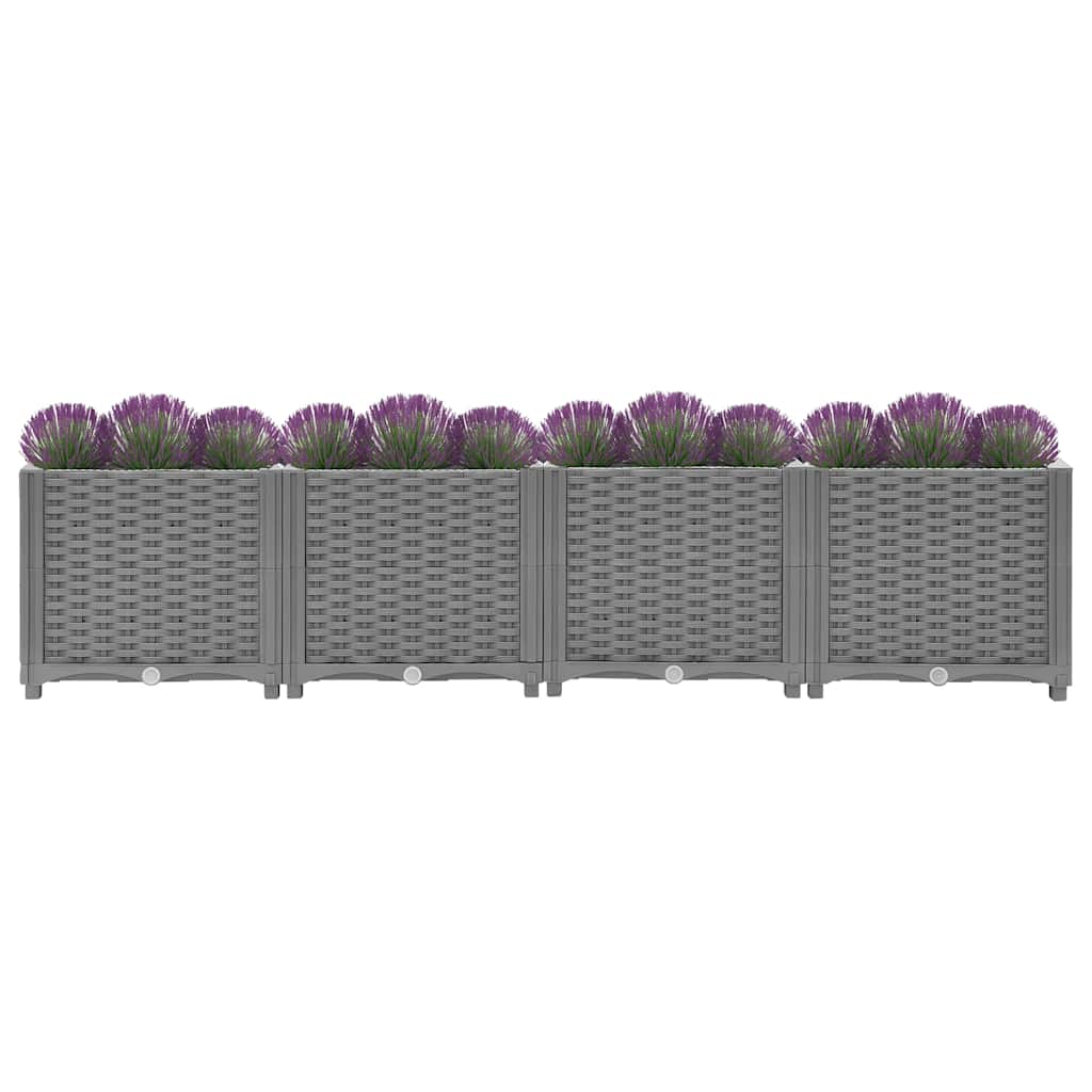 Vidaxl plantenbak 160x40x38 cm polypropeen