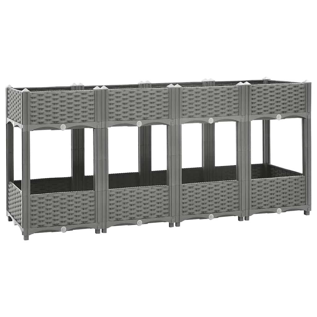 Vidaxl plantenbak 160x40x71 cm polypropeen