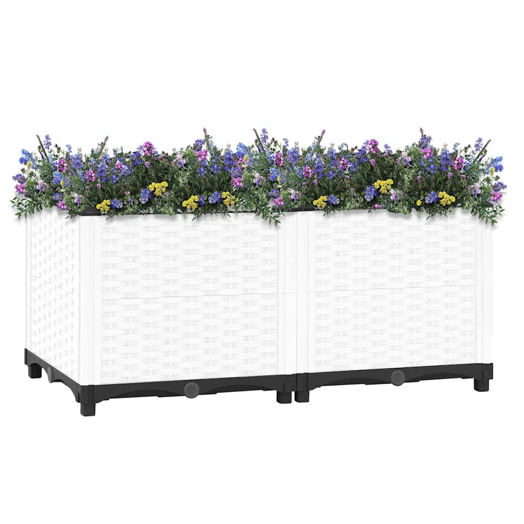 Vidaxl plantenbak 80x40x38 cm polypropeen