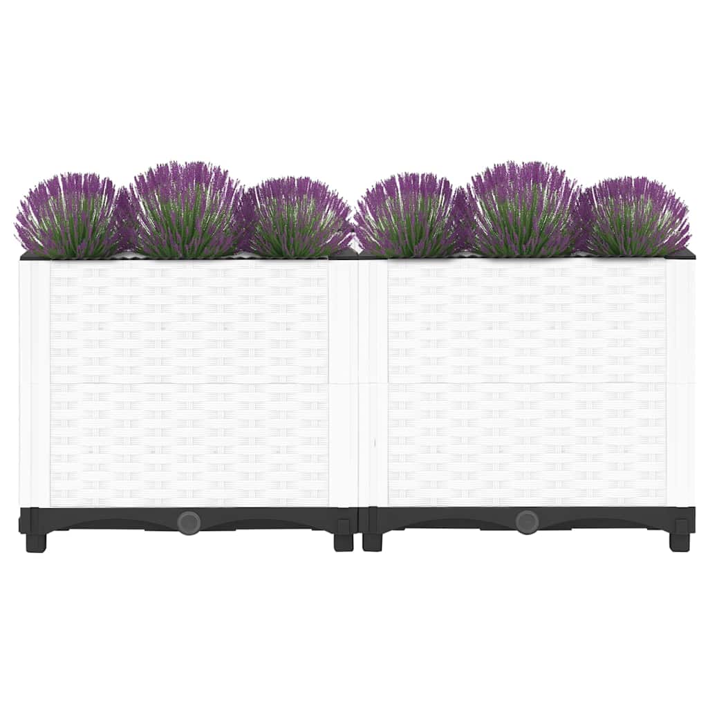Vidaxl plantenbak 80x40x38 cm polypropeen