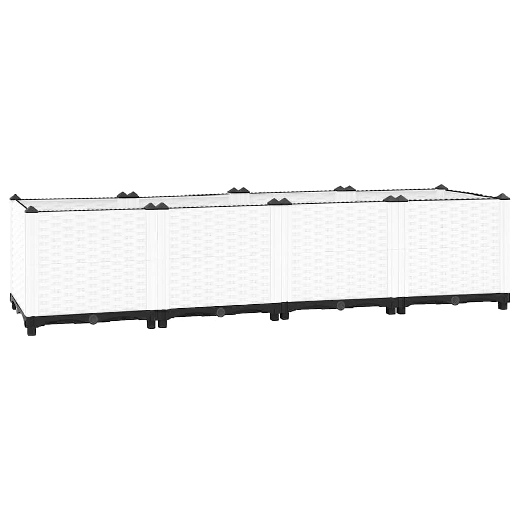 Vidaxl plantenbak 160x40x38 cm polypropeen