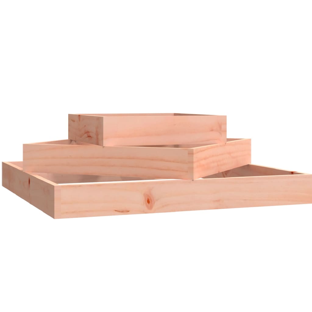 Vidaxl plantenbak 83x83x27 cm massief douglashout