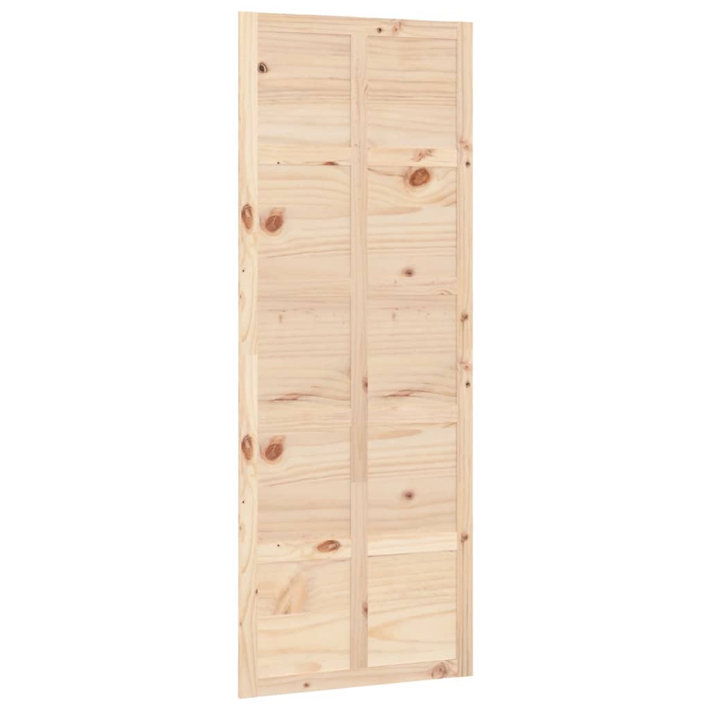 Vidaxl schuifdeur 80x1,8x214 cm massief groenhout