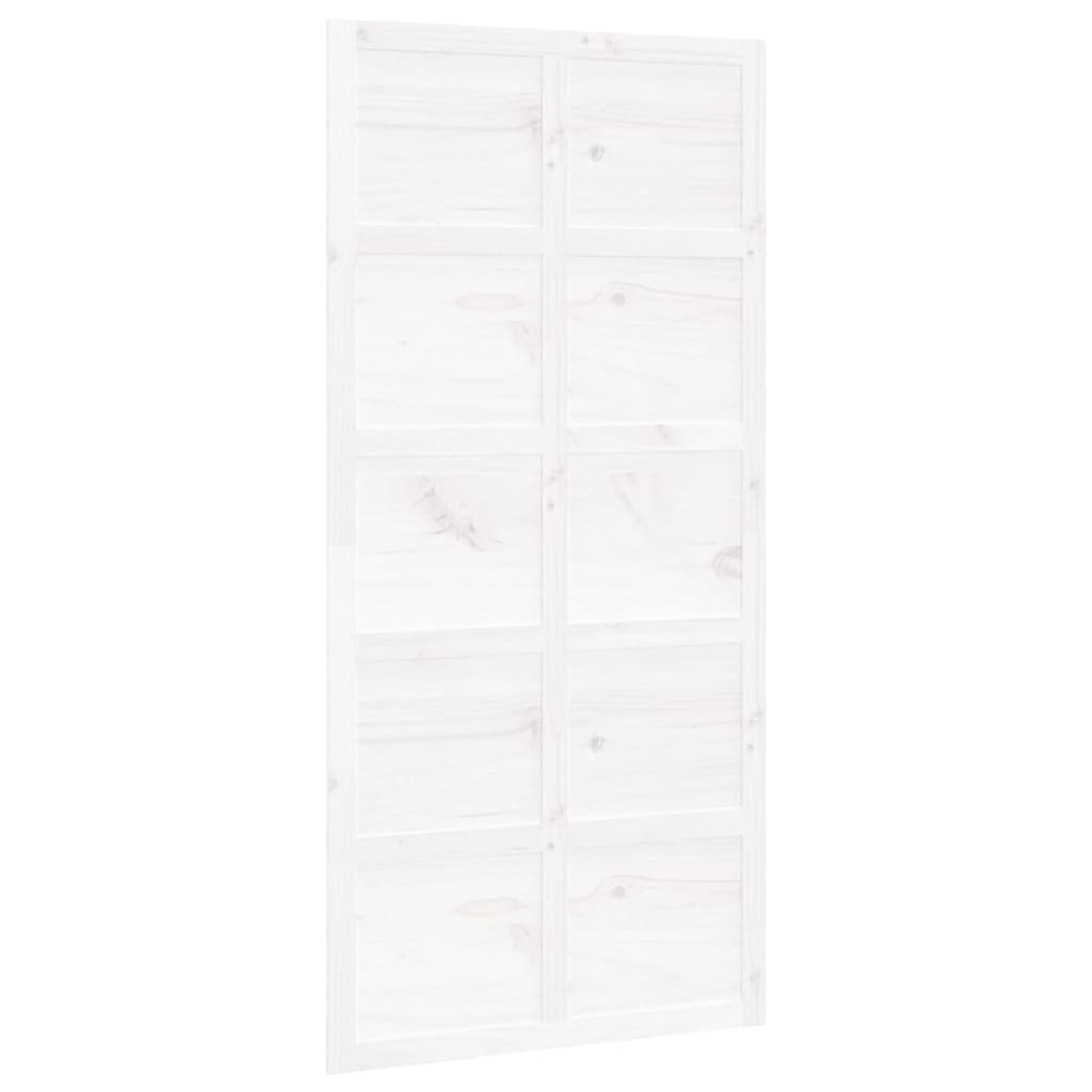 VidaXL Schuifdeur 100x1,8x214 cm massief groenhout wit