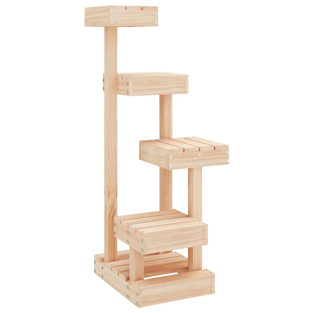 Vidaxl kattenmeubel 45,5x49x103 cm massief groenhout