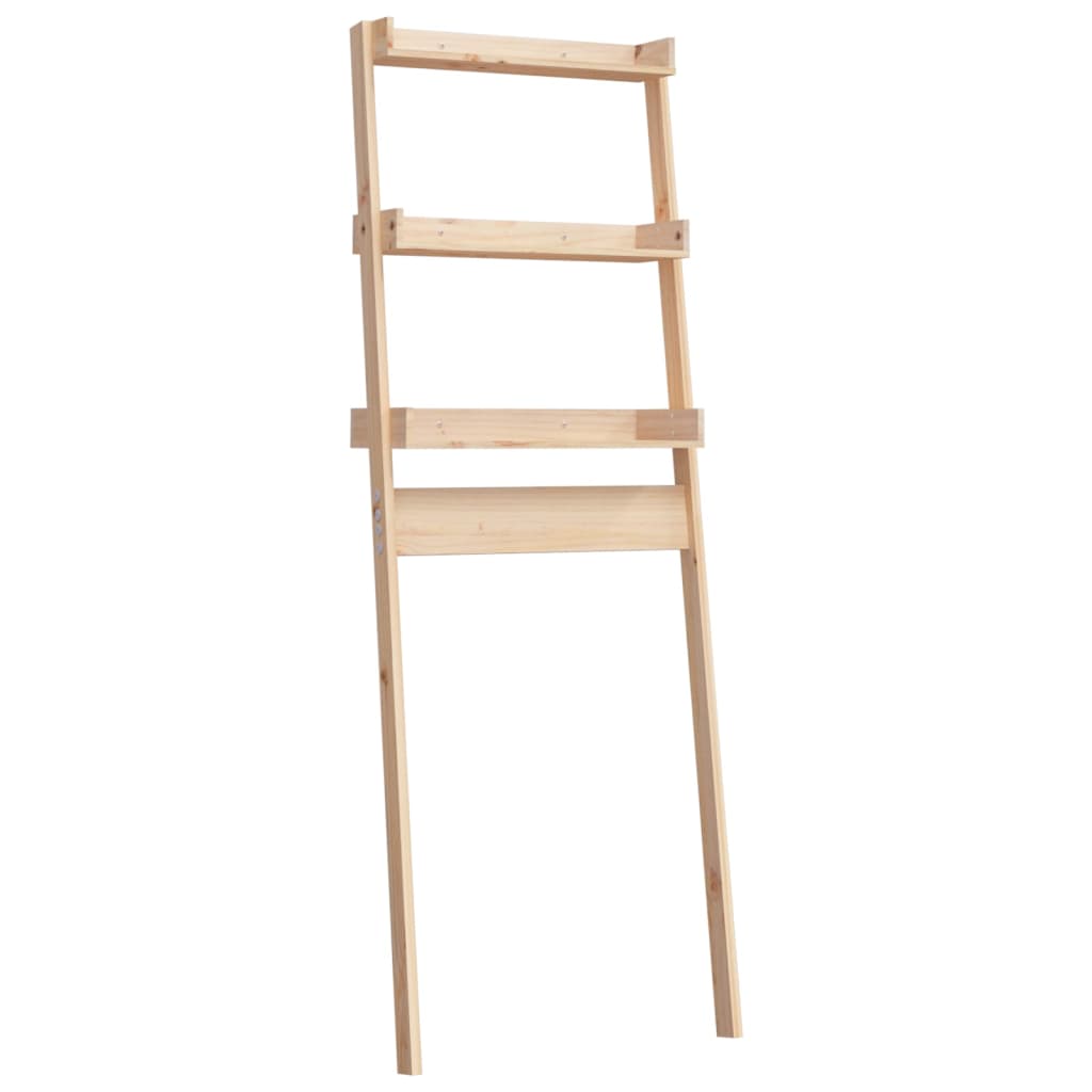 Vidaxl toiletrek 63,5x32x179 cm massief groenhout