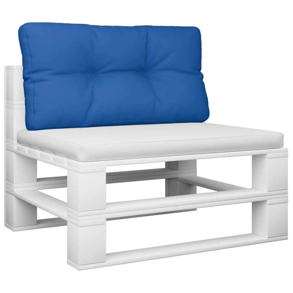 Vidaxl palletkussen 80x40x12 cm stof koningsblauw