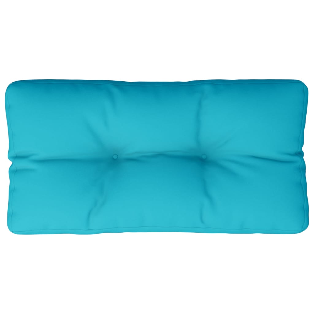 Vidaxl palletkussen 80x40x12 cm stof turquoise