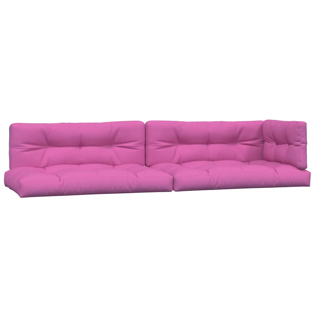 Vidaxl palletkussens 5 st stof roze