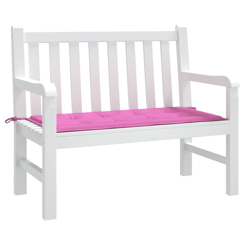 Vidaxl stoel pad effen roze 120 x 50 x 3 cm oxford stof