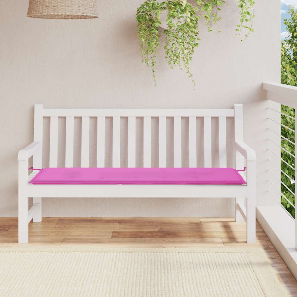Vidaxl tuinbankkussen 150x50x4 cm oxford stof roze