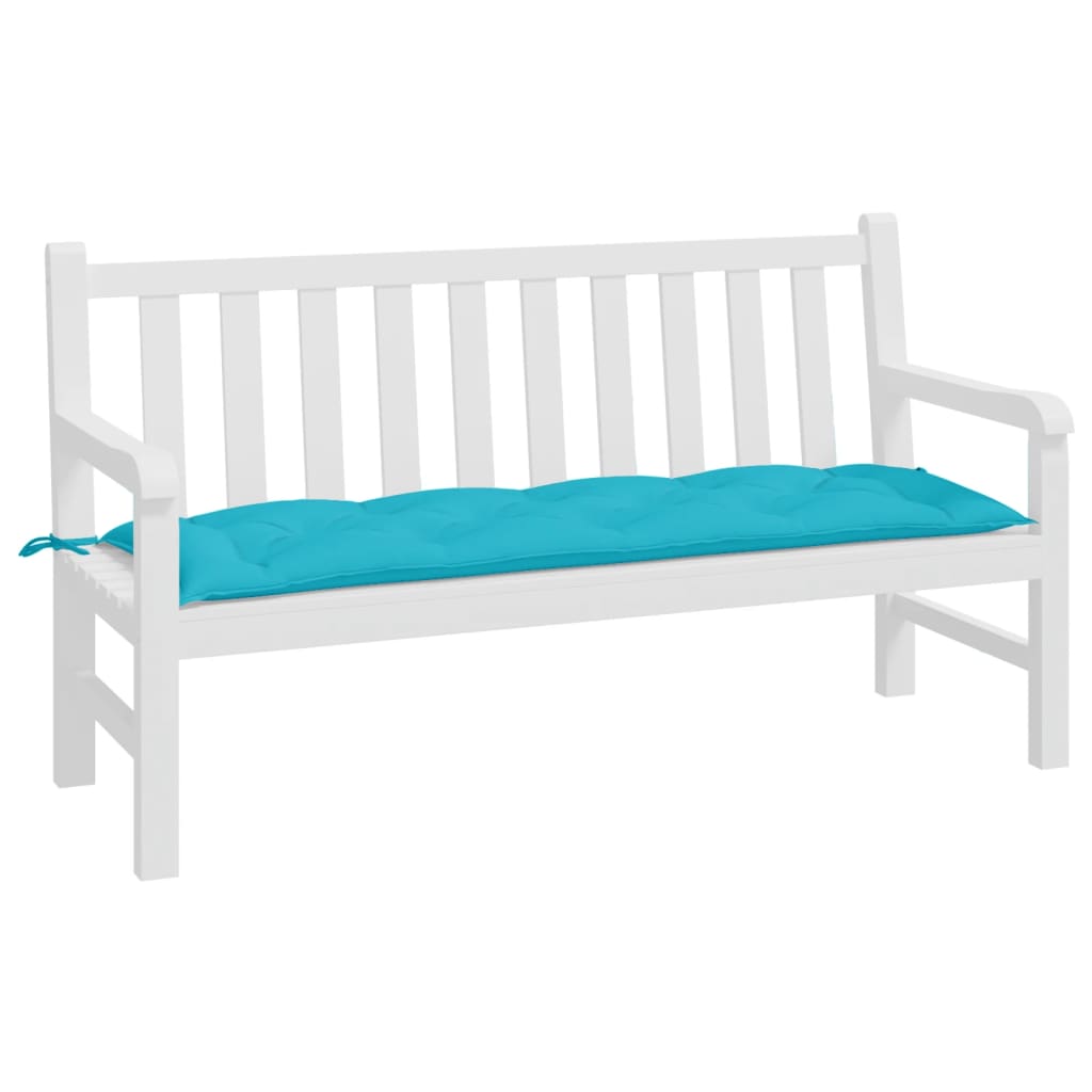 Vidaxl tuinbankkussen 150x50x7 cm oxford stof turkoois
