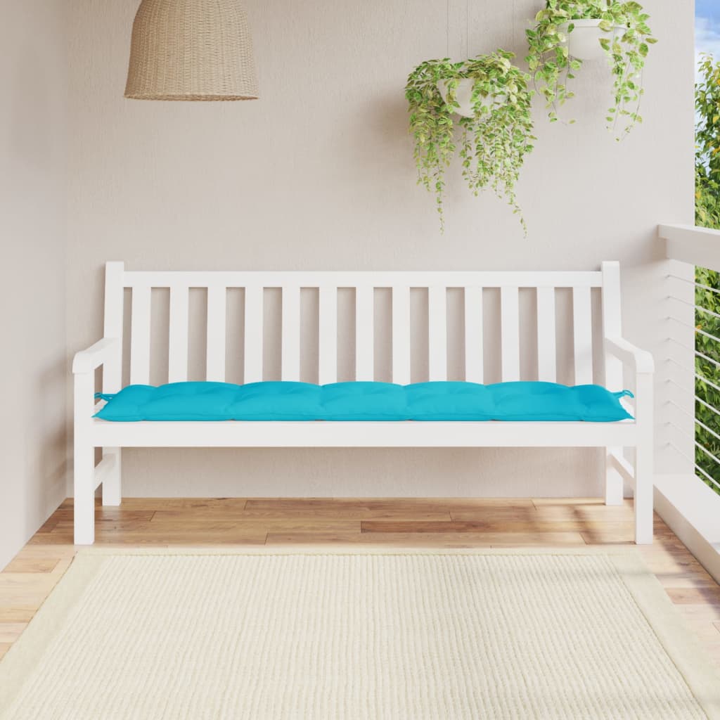 Vidaxl tuinbankkussen 180x50x7 cm oxford stof turkoois