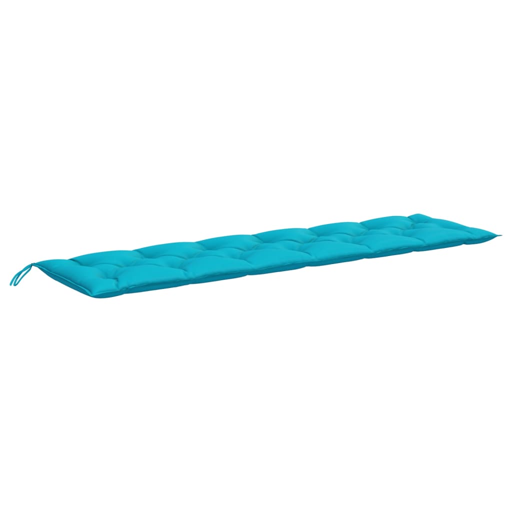 Vidaxl tuinbankkussen 200x50x7 cm stof turkoois