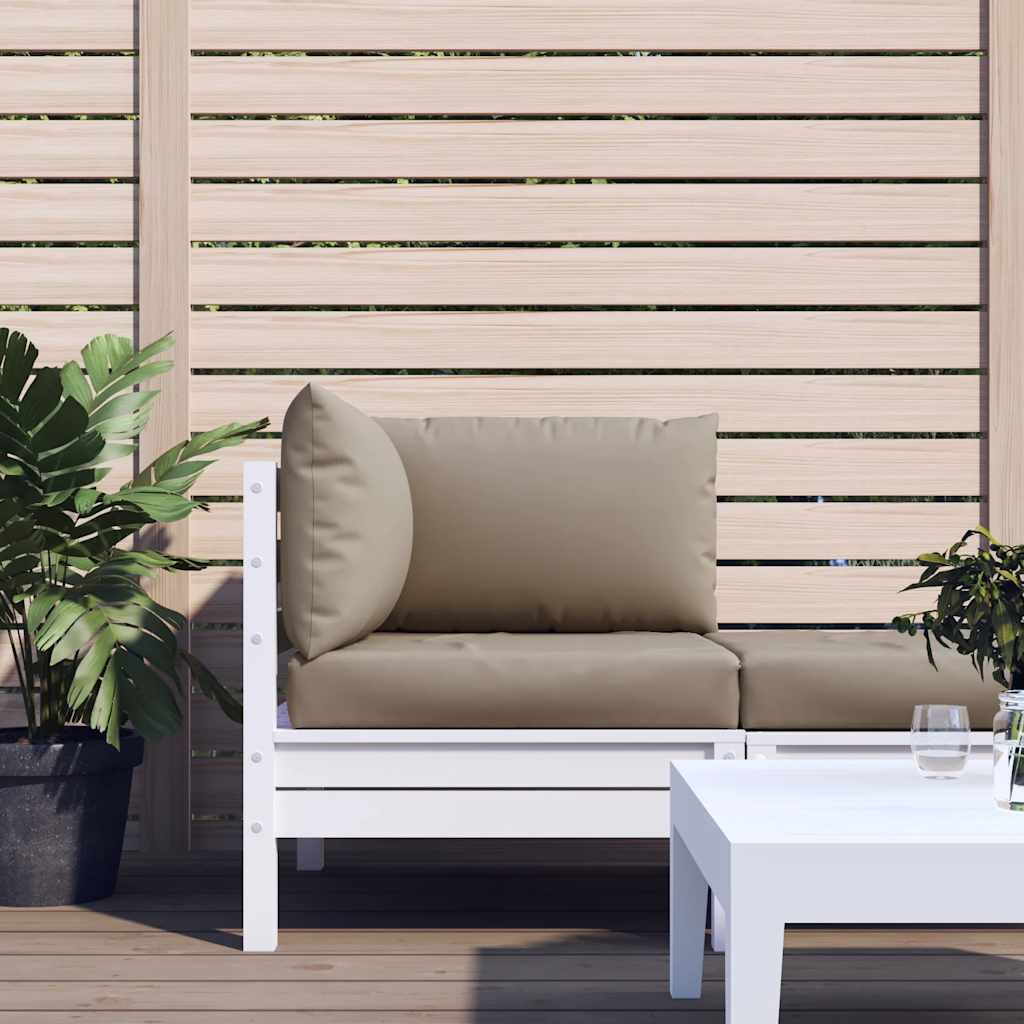 Vidaxl palletkussens 3st oxford stof taupe
