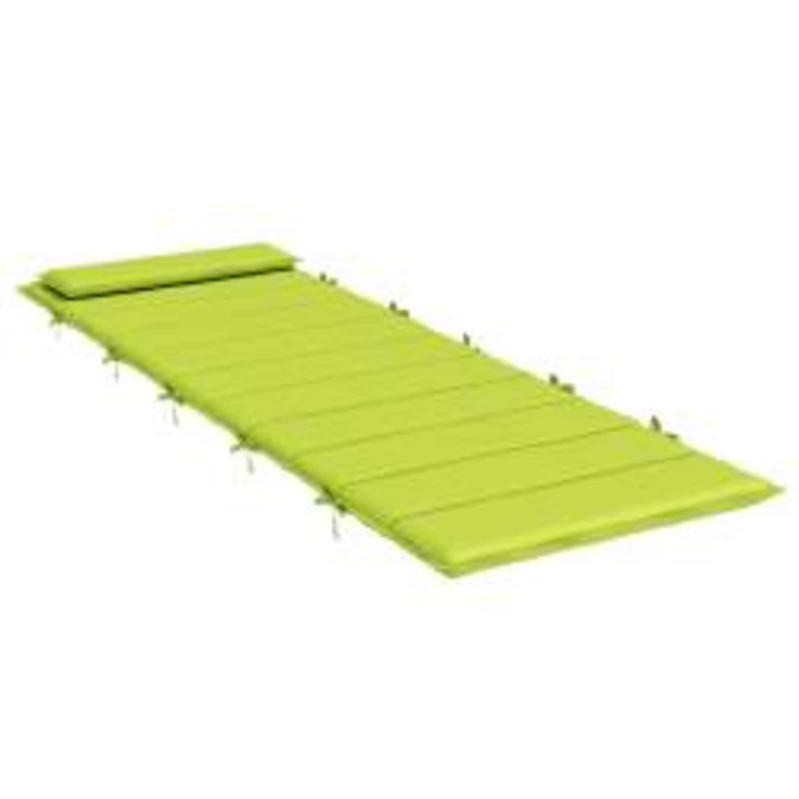 Vidaxl zon loungerkussen groen 178 x 60 x 4 cm oxford stof