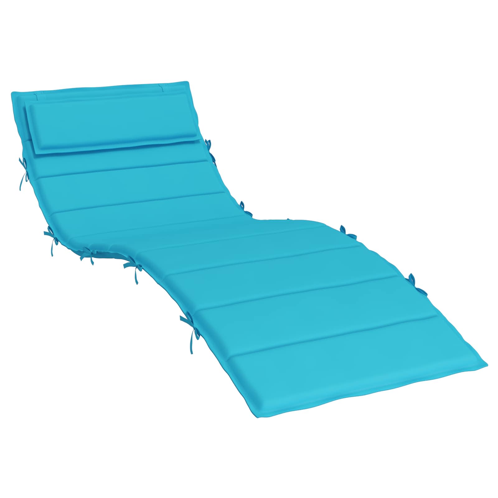 Vidaxl zon loungerkussen turquoise 178 x 60 x 4 cm oxford stof