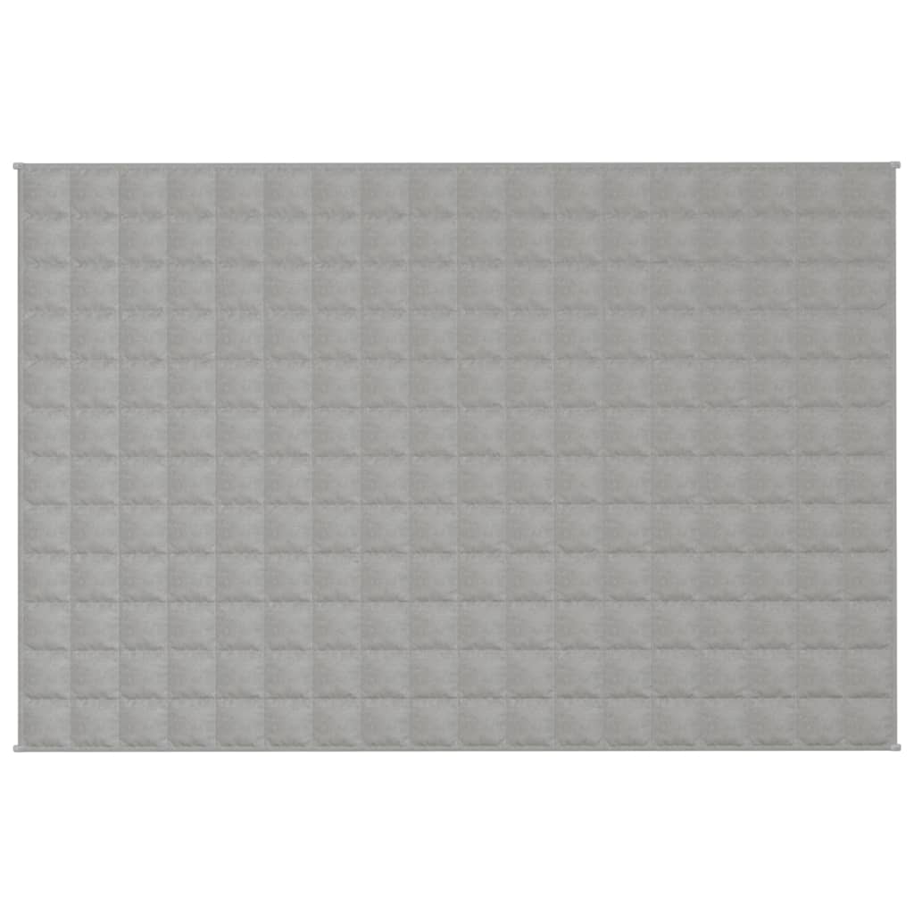 Vidaxl verzweringsdeken 122x183 cm 9 kg stof grijs