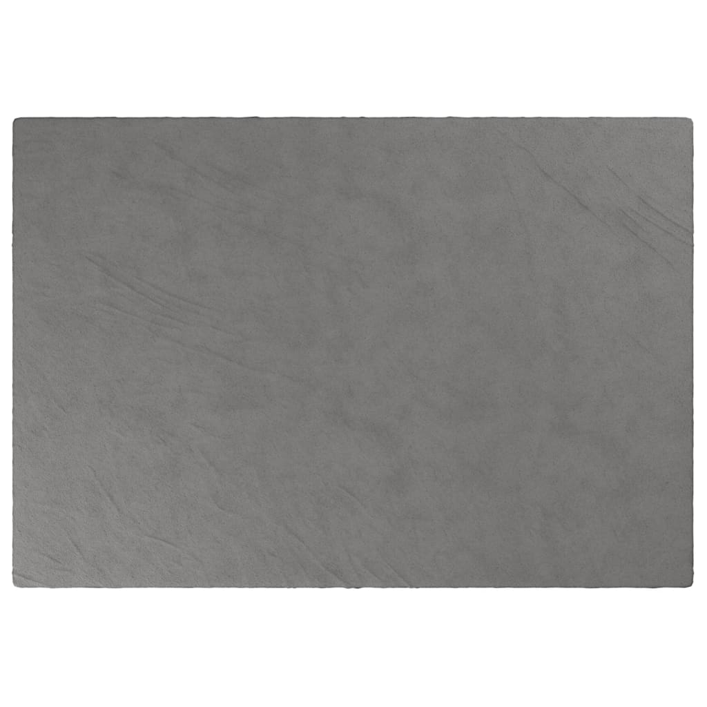 VidaXL Verzweringsdeken met hoes 137x200 cm 10 kg stof lichtcrèmekleur