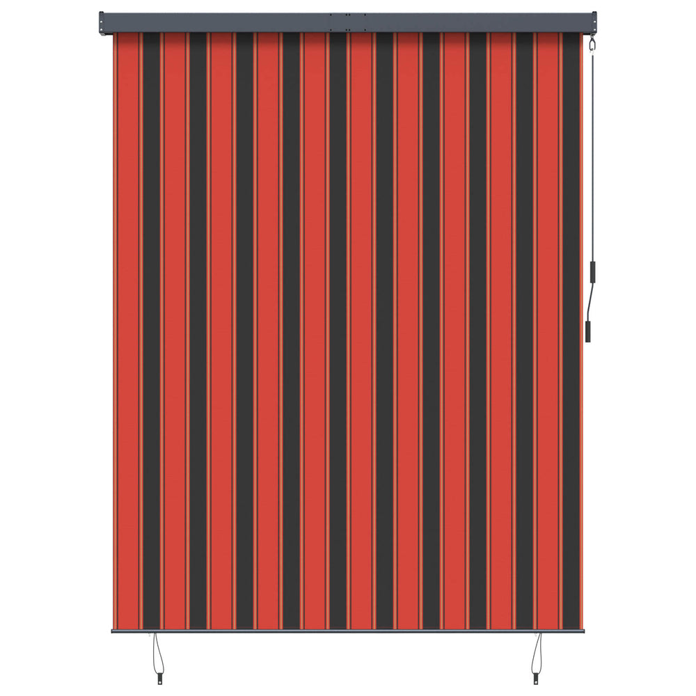 Vidaxl rolgordijn oranje en bruin 200 x 250 cm stof en aluminium