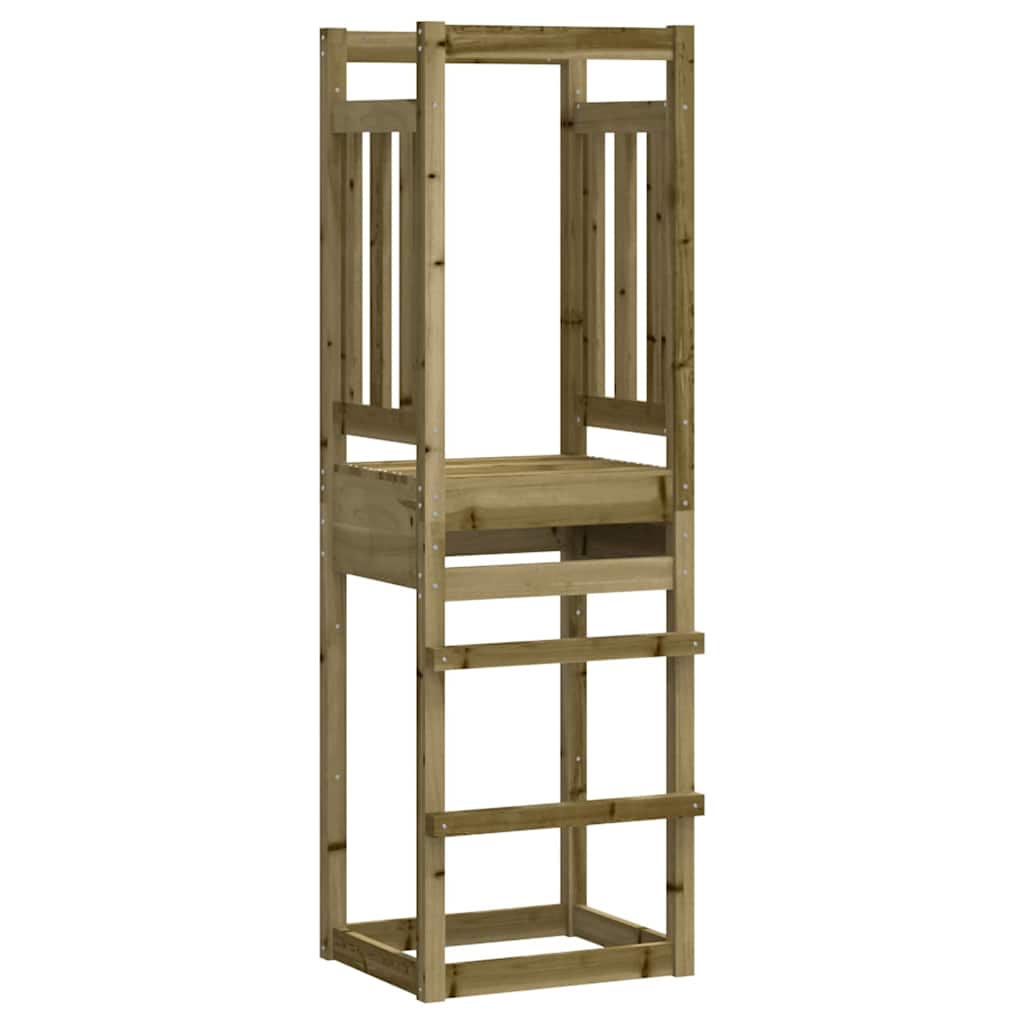 Vidaxl speeltoren 53x46,5x169 cm geïmpregneerd groenenhout