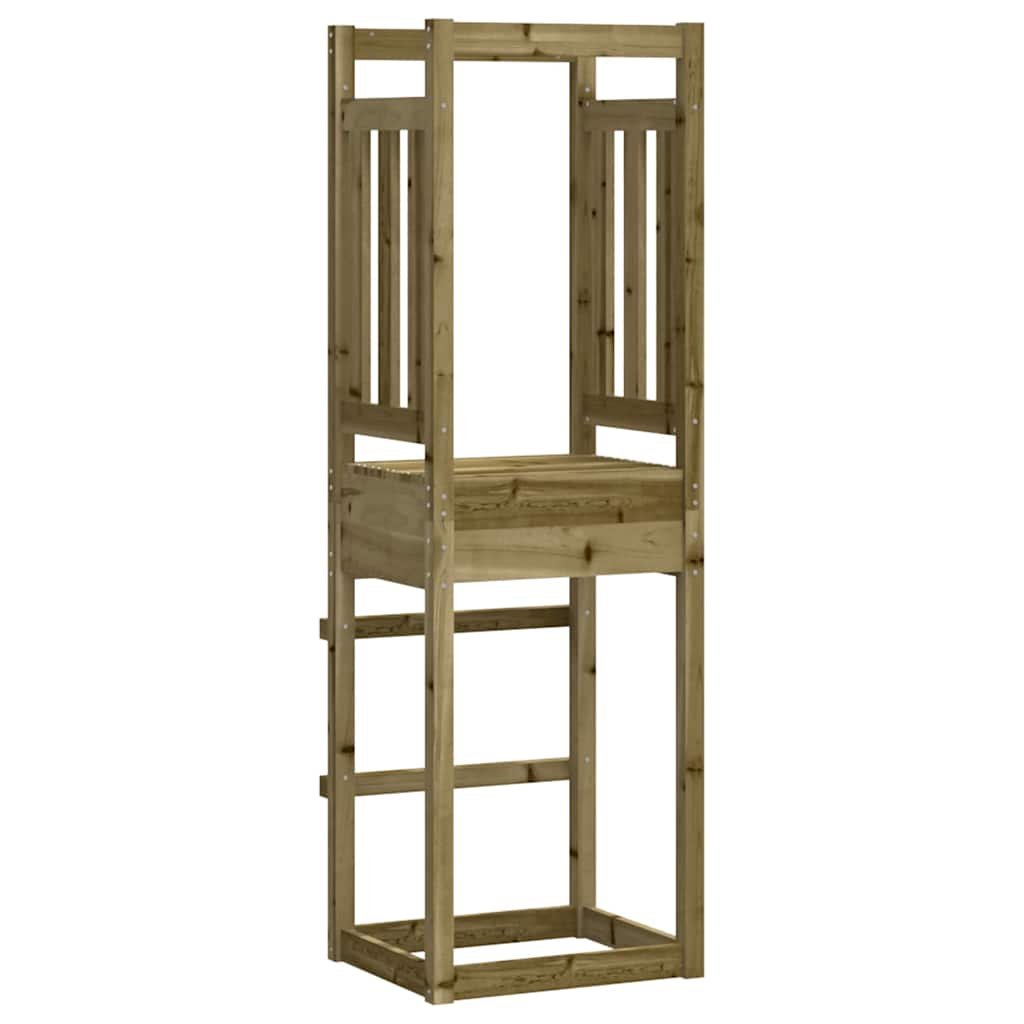 Vidaxl speeltoren 53x46,5x169 cm geïmpregneerd groenenhout