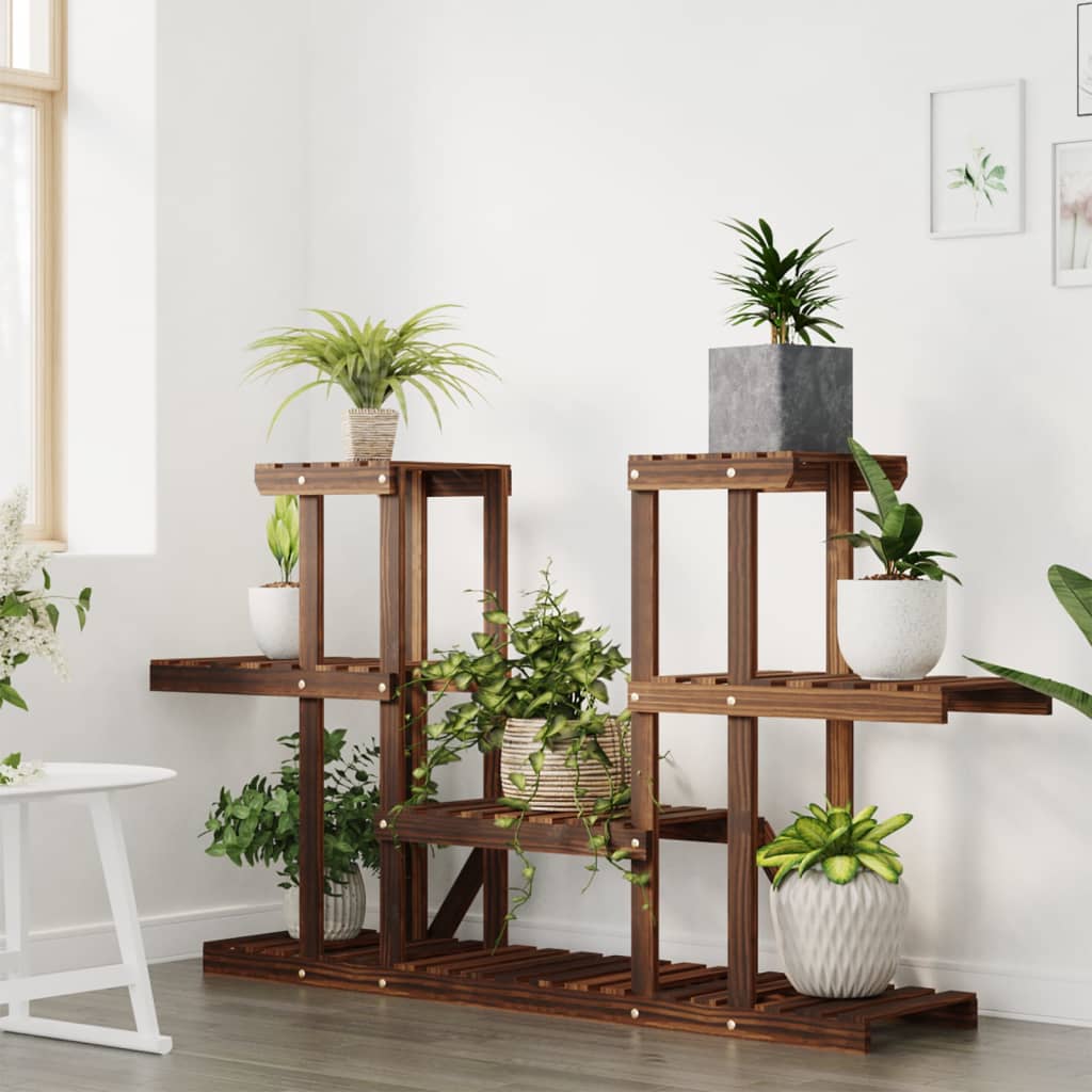 Vidaxl plantenstandaard 110x25x73 cm massief vuurhout