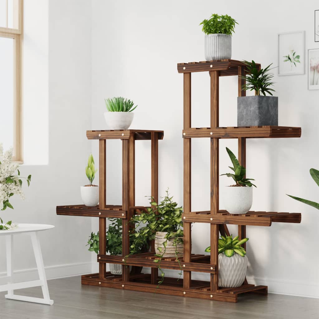 Vidaxl plantenstandaard 95x25x96 cm massief vuurhout