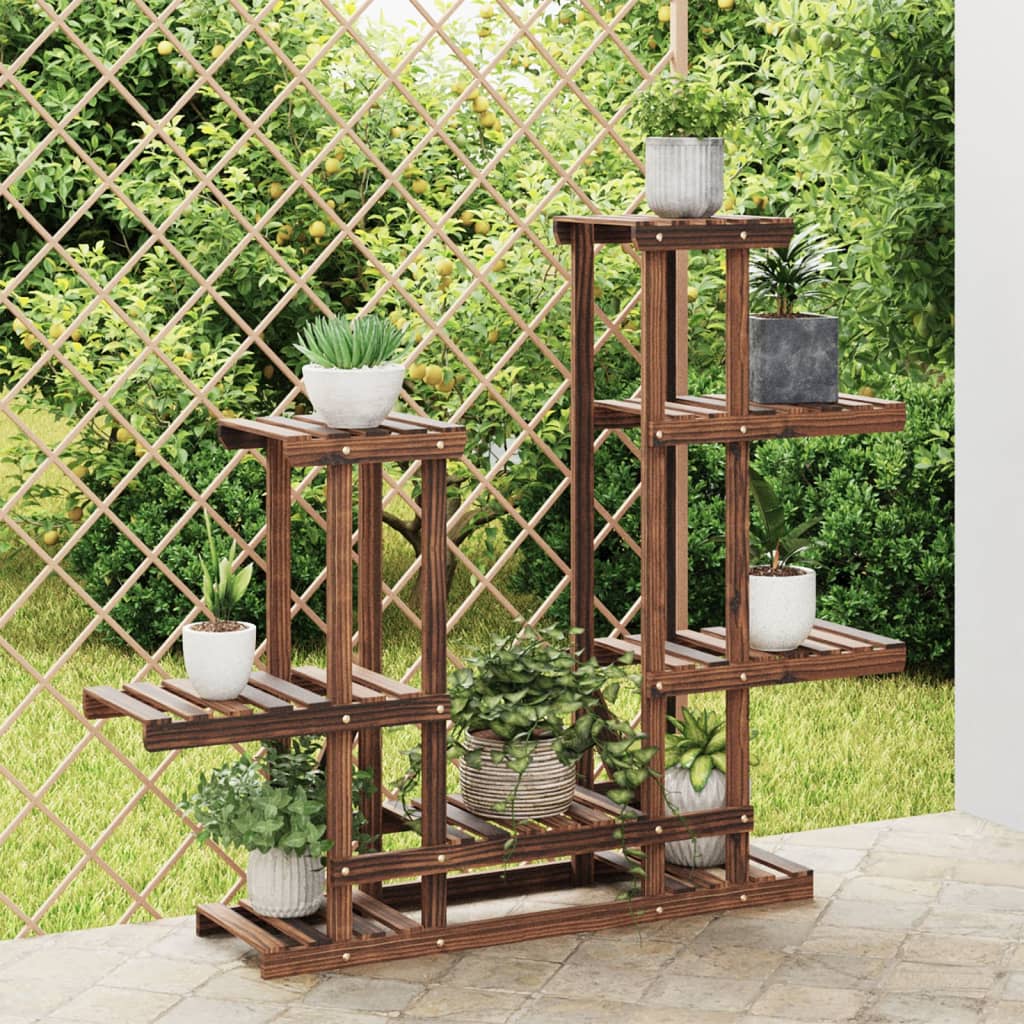 Vidaxl plantenstandaard 95x25x96 cm massief vuurhout