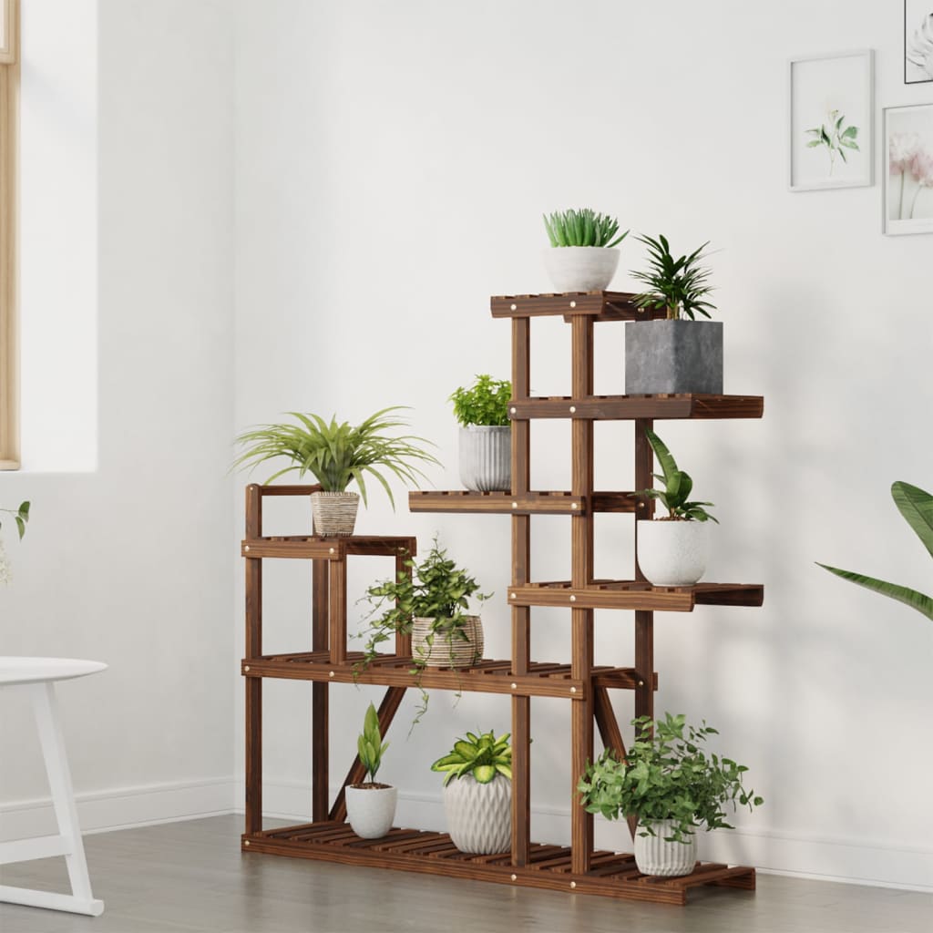 Vidaxl plantenstandaard 110x25x111 cm massief vuurhout