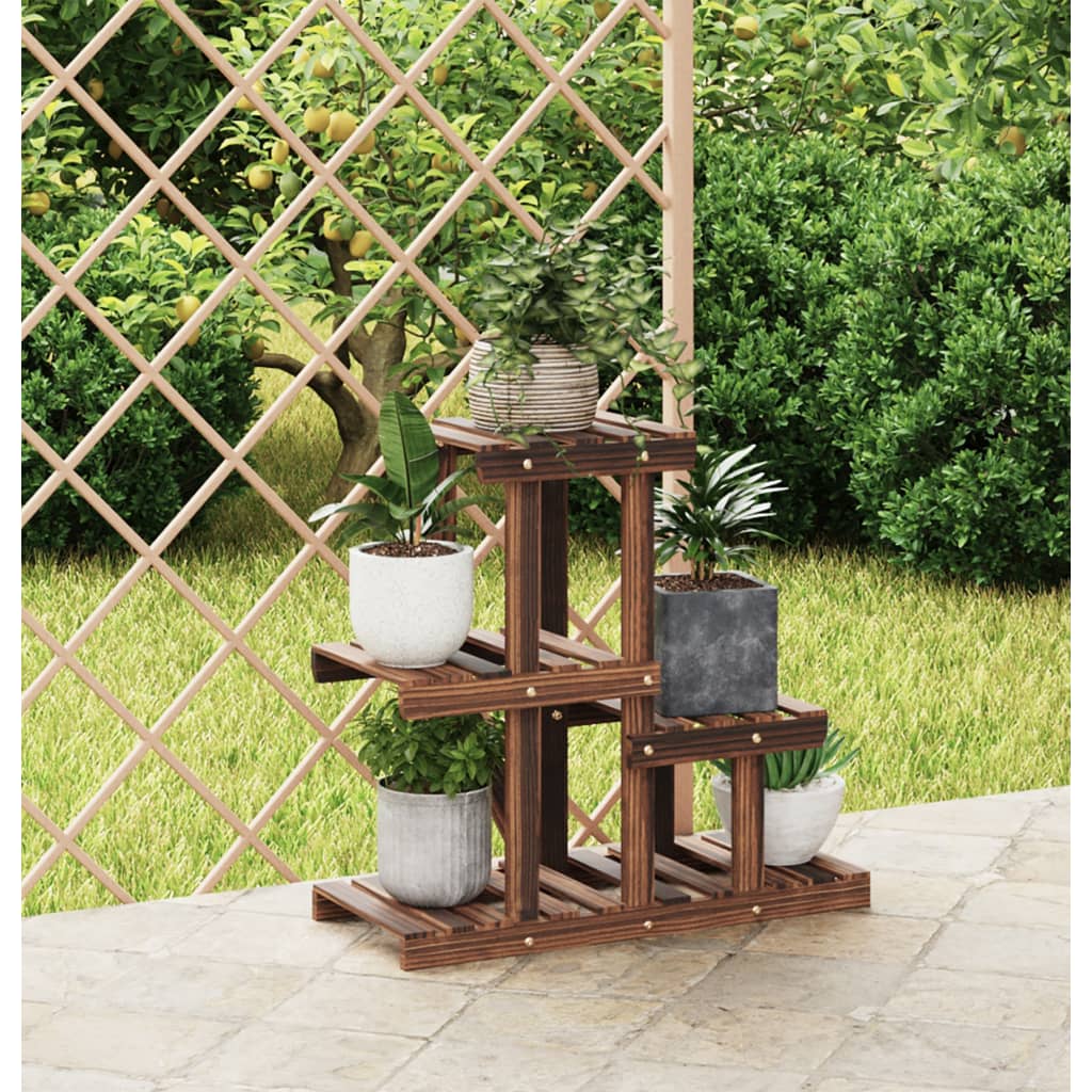 Vidaxl plantenstandaard 58x25x51 cm massief vuurhout