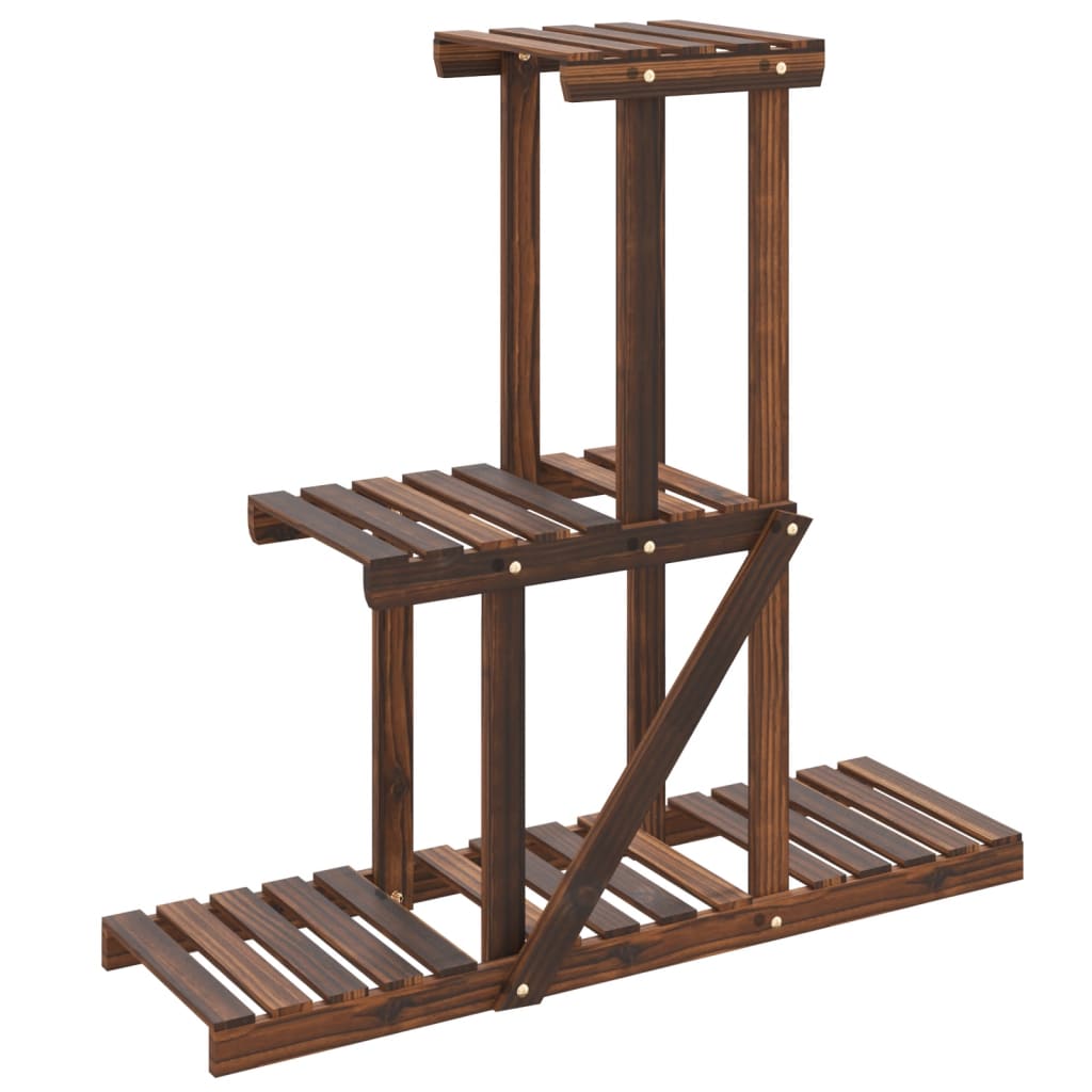 Vidaxl plantenstandaard 81x25x75,5 cm massief vuurhout