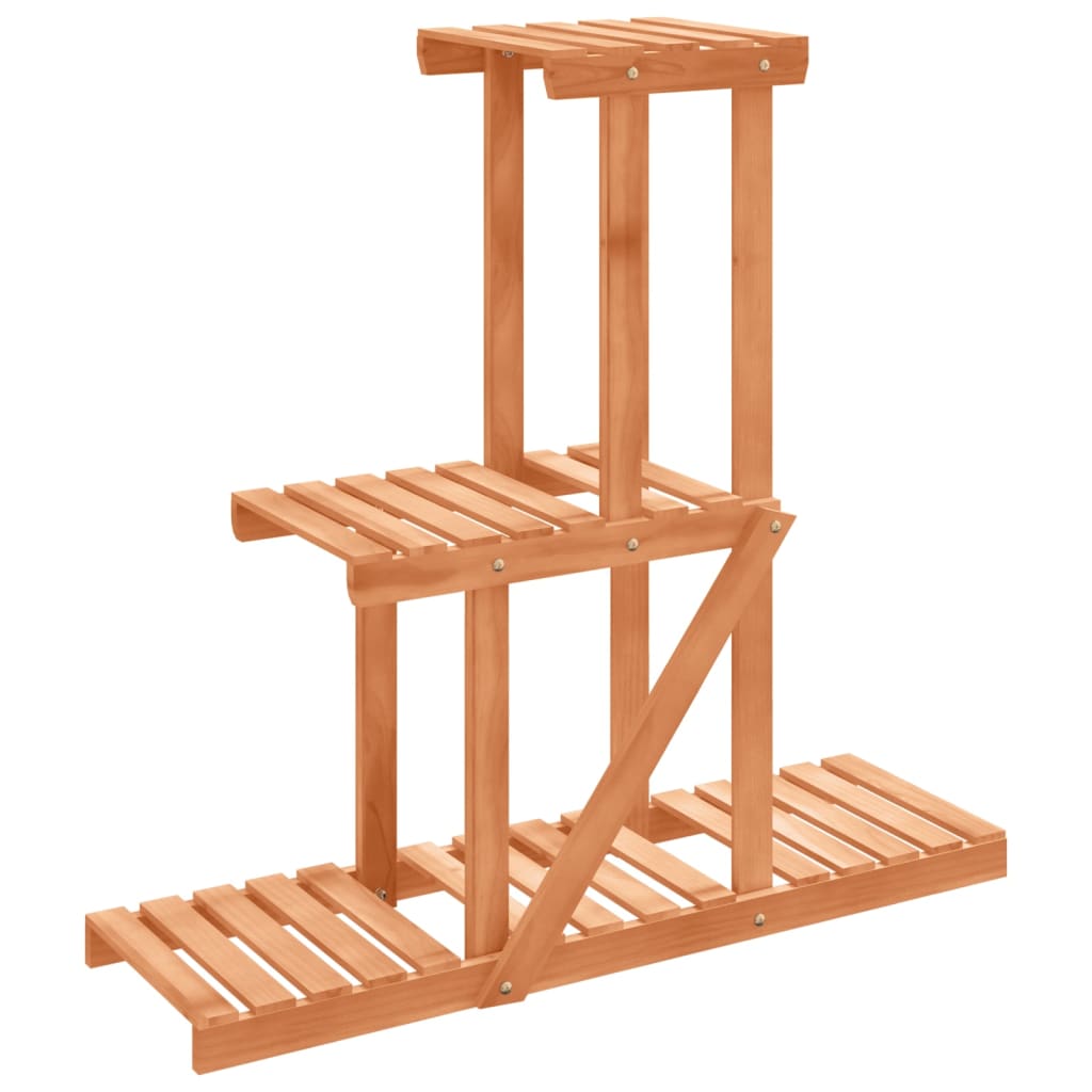 Vidaxl plantenstandaard 81x25x75,5 cm massief vuurhout