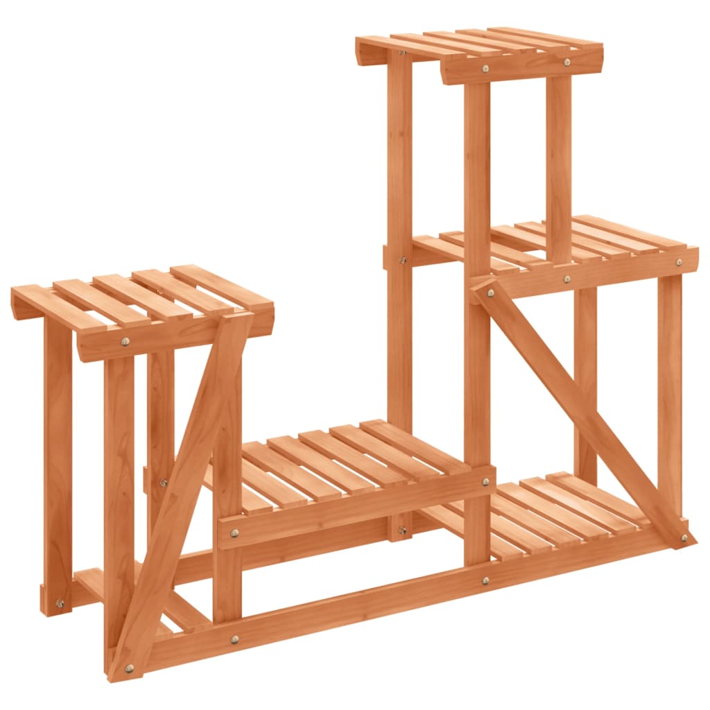 Vidaxl plantenstandaard 90x25x73,5 cm massief vuurhout
