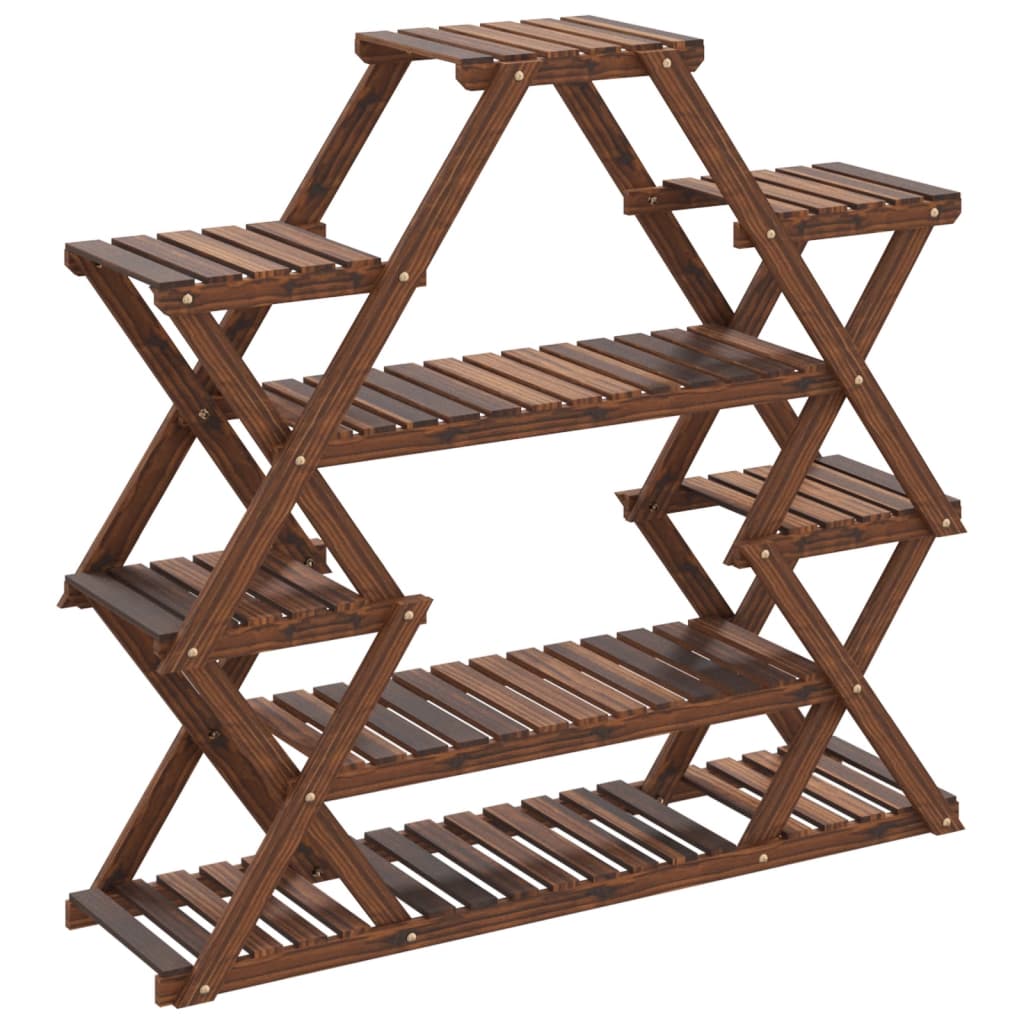 Vidaxl plantenstandaard 110x25x105 cm massief vuurhout