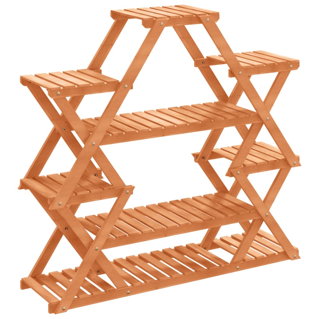 Vidaxl plantenstandaard 110x25x105 cm massief vuurhout