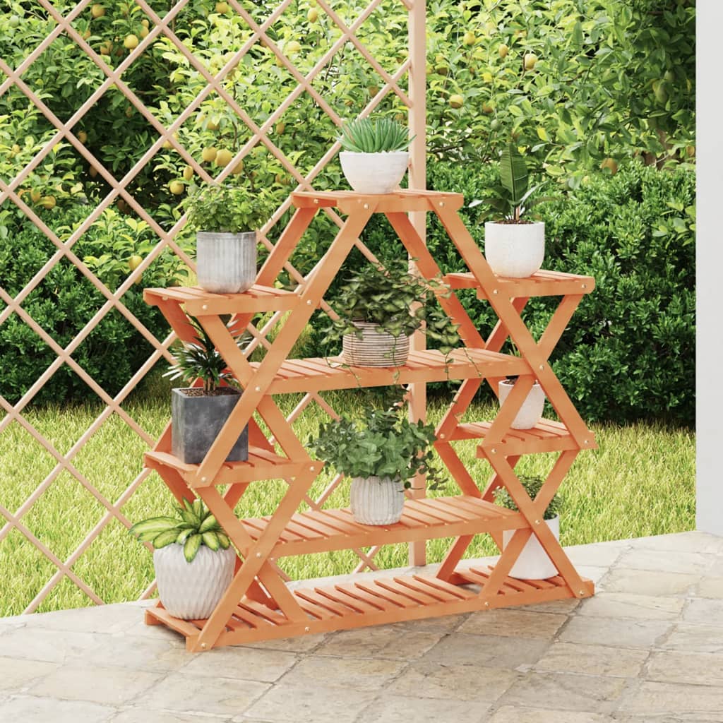 Vidaxl plantenstandaard 110x25x105 cm massief vuurhout