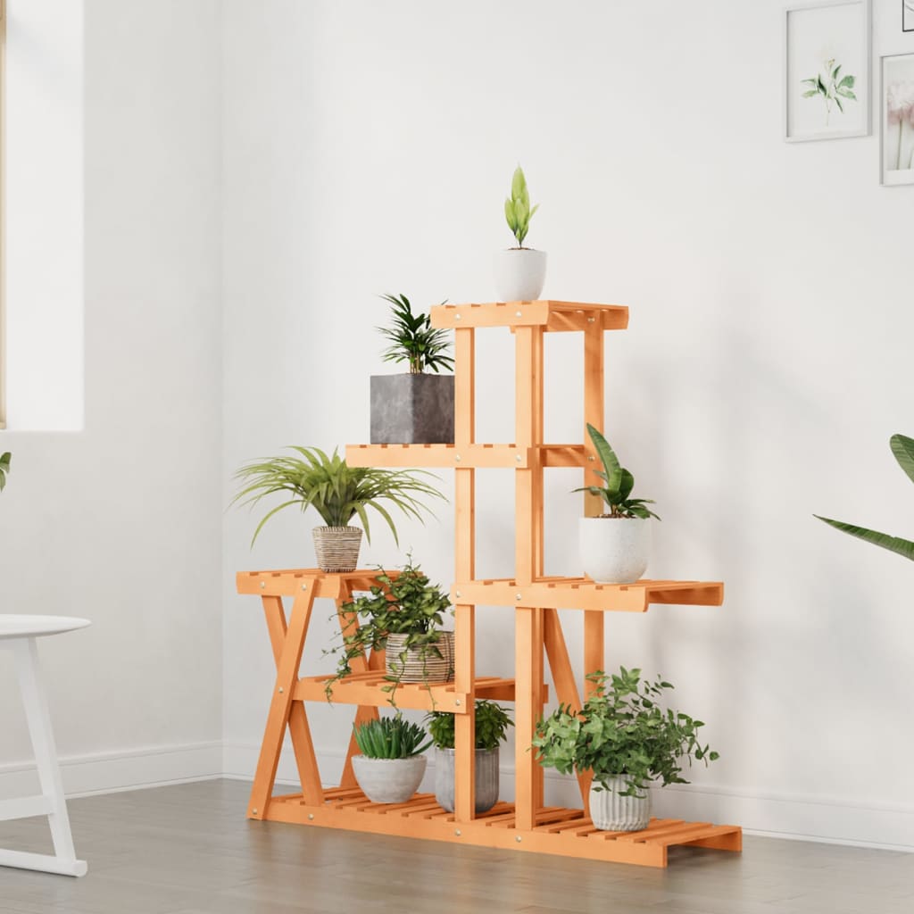 Vidaxl plantenstandaard 95x25x96 cm massief vuurhout