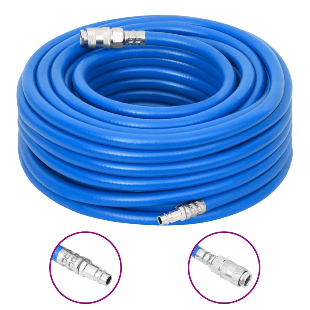 VidaXL Luchtslang 0,6'' 5 m PVC blauw