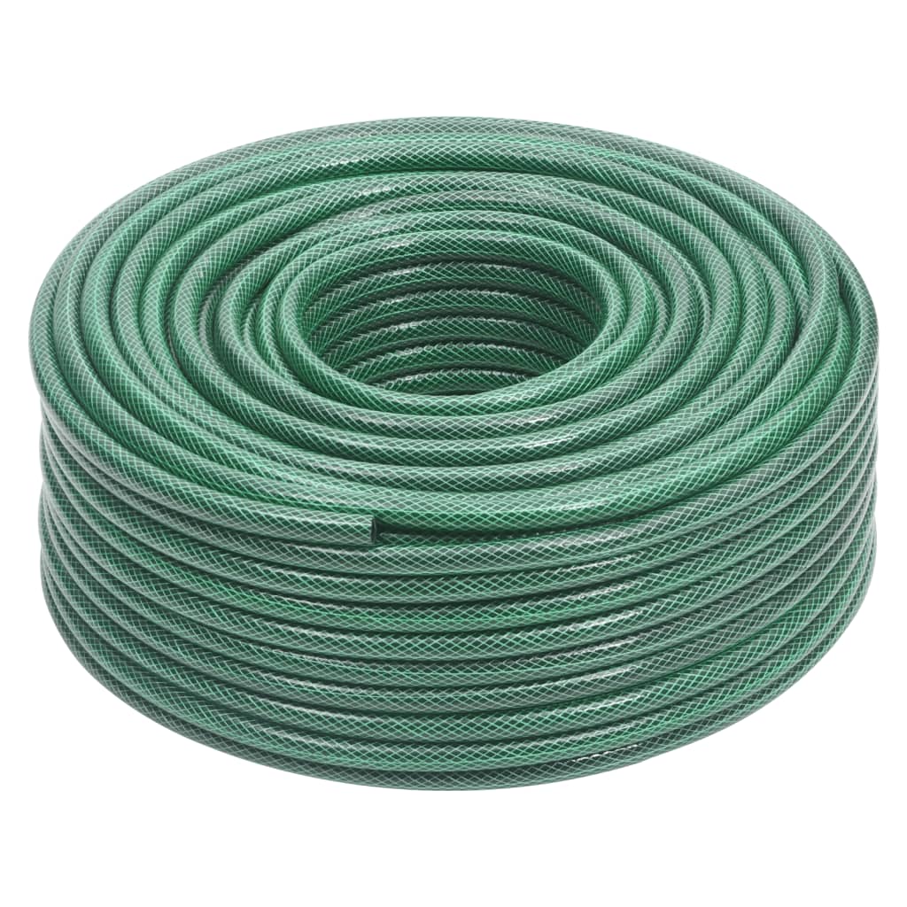 Vidaxl tuinslang met koppelingsset 0,5'' 100 m pvc groen